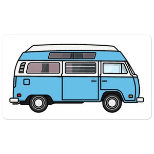Cali Blue Bus Sticker