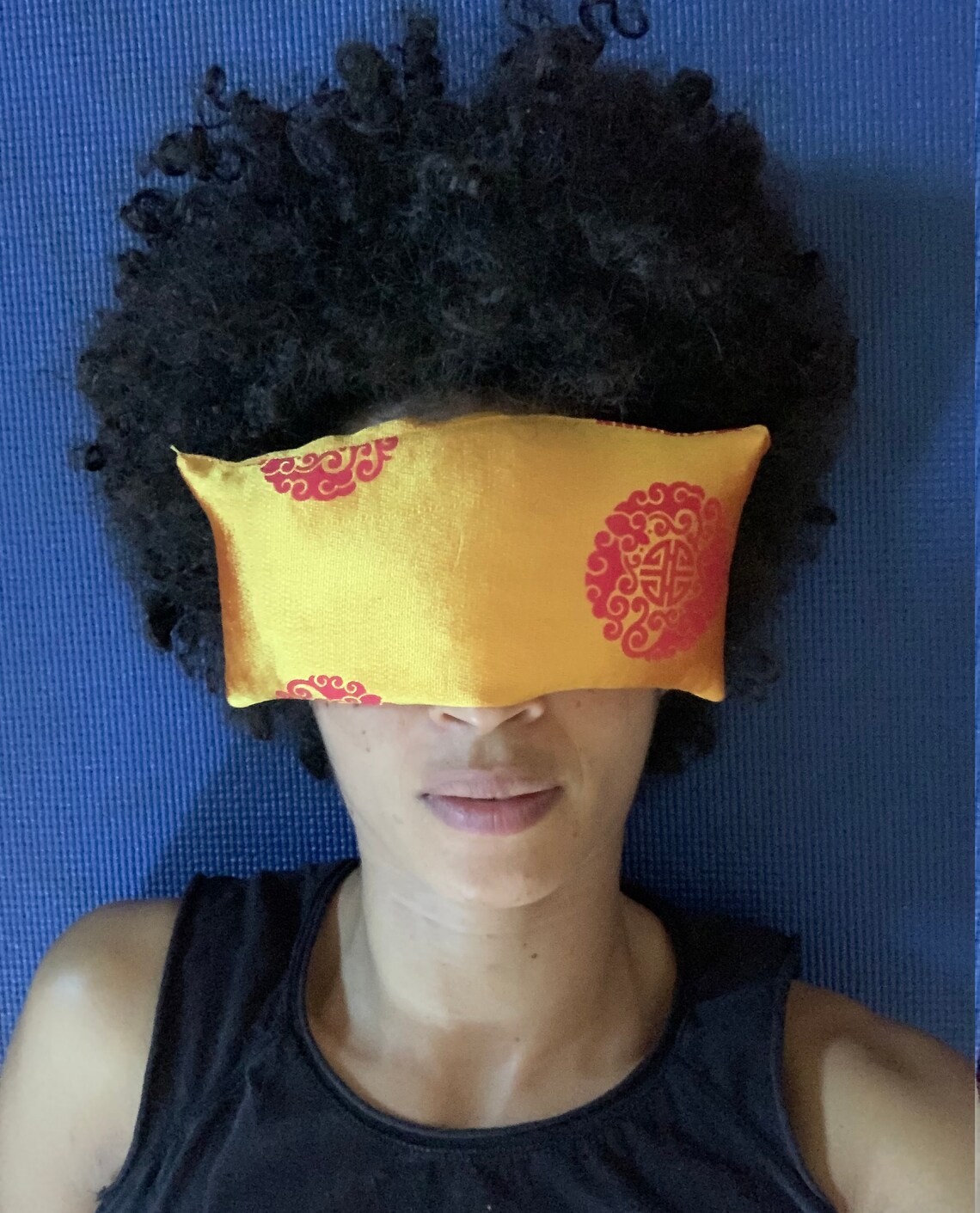 Silk EyePillow with Lavender and Flaxseeds Etsy