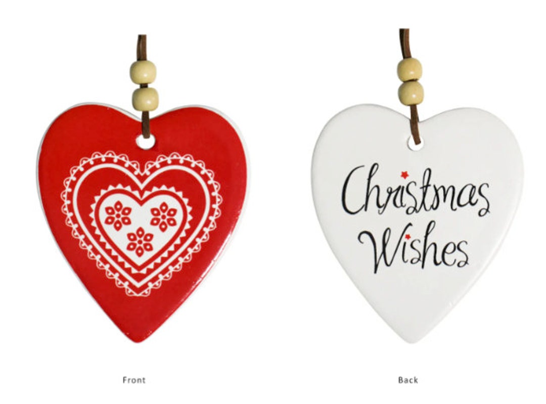 Christmas Ceramic Decorations or Gift Tags or Ornament Etsy UK