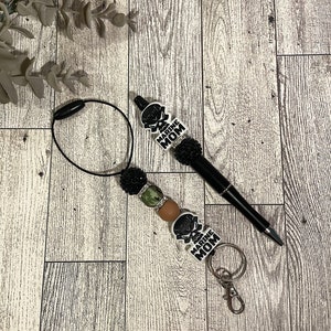 Stift und Schlüsselanhänger Sets