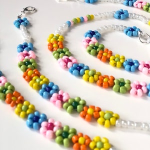 Daisy Mask Chain for Kids and Adults, Face Mask Lanyard, Personalized ...
