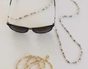 Glasses chains, glasses cord,, beaded necklaces, Beaded glasses chain,,beaded sunglass holder