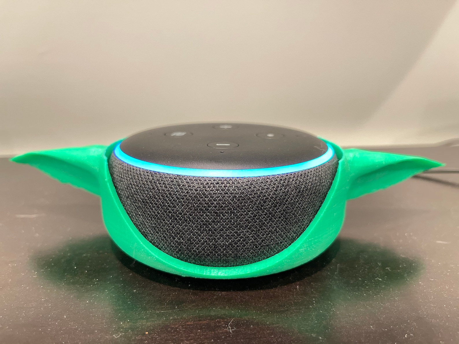Yoda Themed Amazon Echo Dot Holder homade Etsy