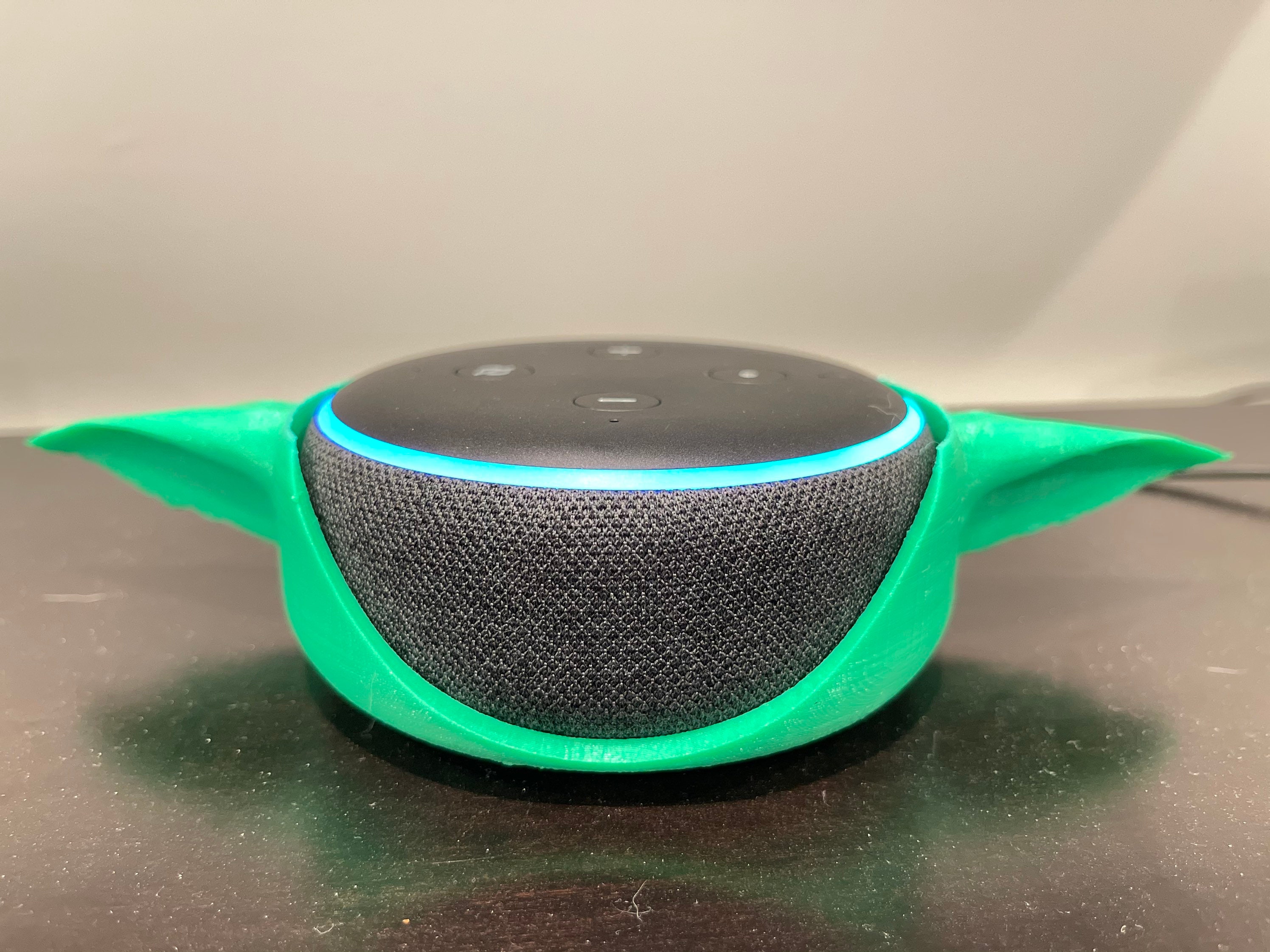 Yoda Themed Amazon Echo Dot Holder homade Etsy