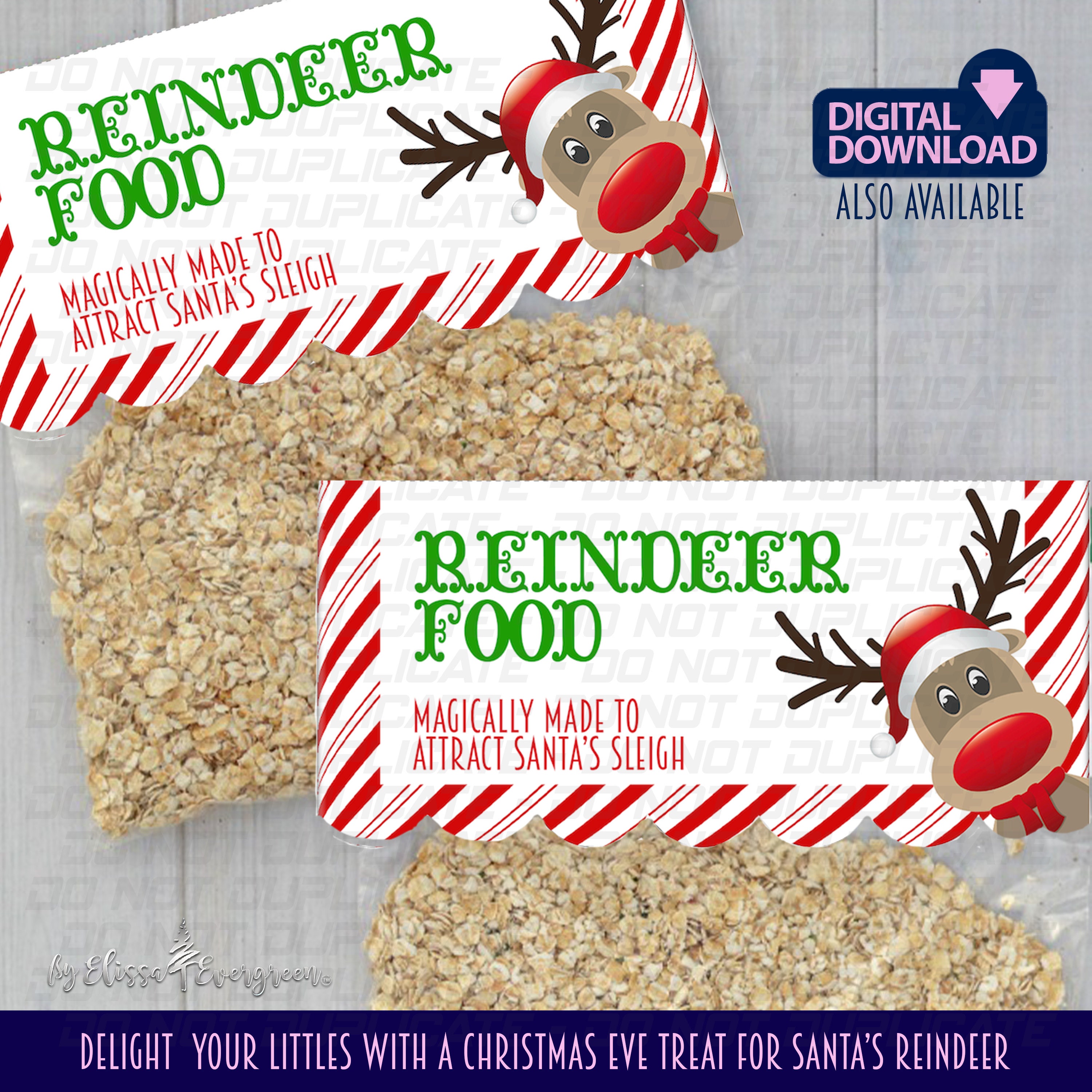 Magic Reindeer Dust Topper - 3 Designs - DIY - Great for Classroom Crafts,  Scouting Troops & More ==> Digital Download File png