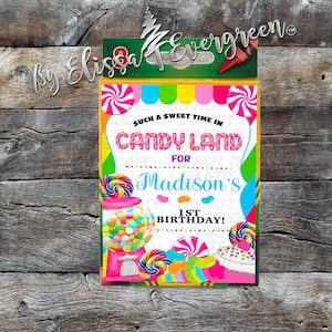 Customized Candyland 8 Crayon Packs | Party Favors