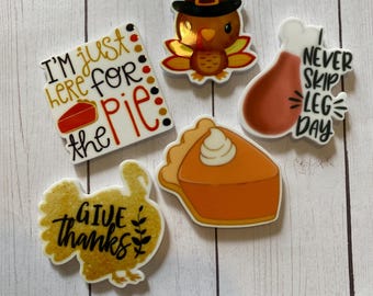 Thanksgiving Gift - Thanksgiving Magnets - Turkey Magnets - Fall Decor - Fall Gift - November Birthday - Hostess Gift
