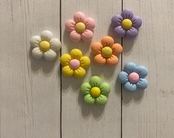Flower Magnets - Spring Flower Decor - Summer Flowers