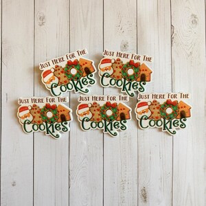 Christmas Pins - Cookie Exchange Pins - Holiday Pins - Party Favor - Holiday Party Favor - Cookie Exchange Stuff - Cookie Exchange Tags