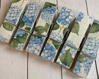 Hydrangea Clips - Flower Clips - Summer Decor