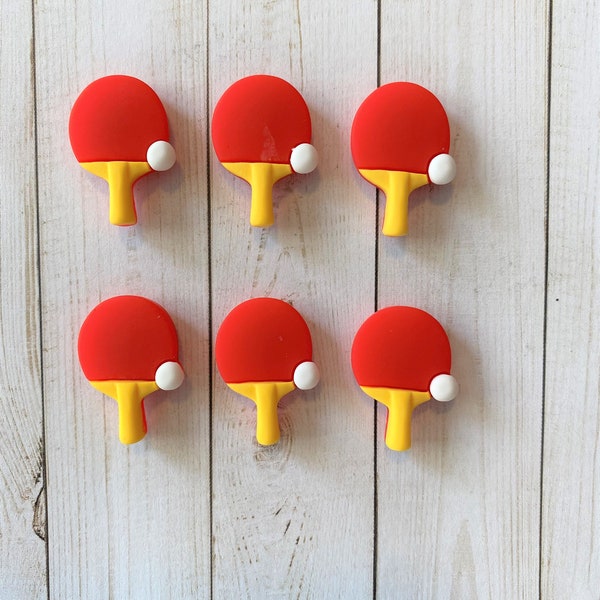 Ping Pong Magnets - Ping Pong Paddle Magnets - Sports Magnets - Fun Magnets