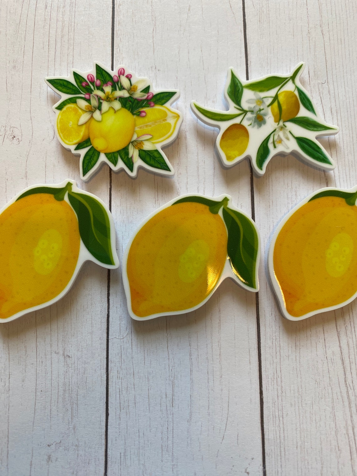 Lemon Magnets Lemon Magnets - Lemon Decor - Lemon Stuff - Summer Decor - Lemon Lover ...