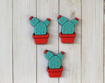 Cactus Magnets - Succulent Magnets - Plant Magnets - Fun Magnets