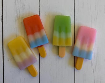 Popsicle Magnets - Summer Magnets - Ice Cream Decor - Popsicles - Summer Decor