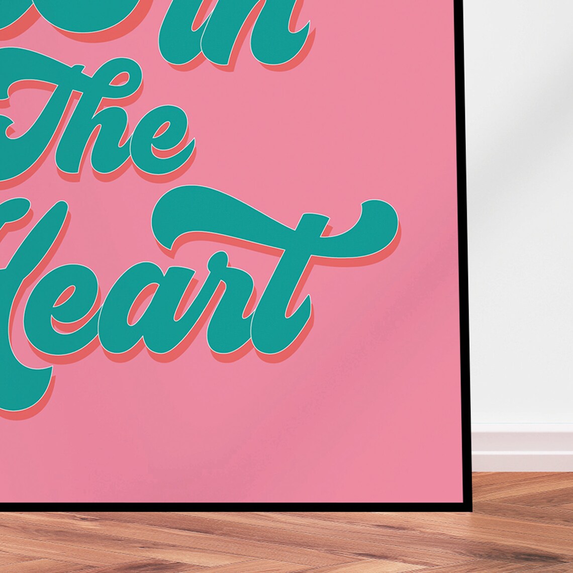 Groove Is In The Heart Retro Print Lyric Print Print Etsy