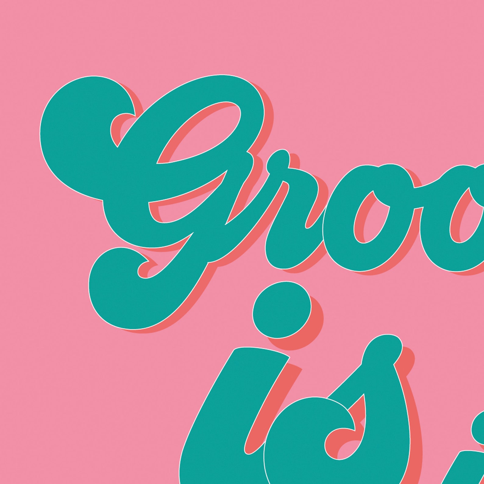 Groove Is In The Heart Retro Print Lyric Print Print Etsy