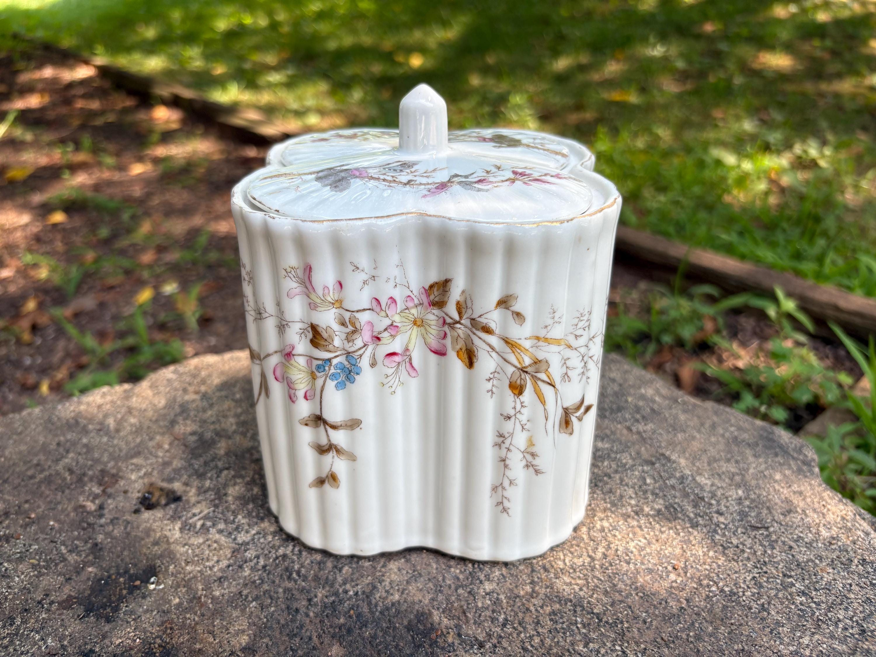Antique Biscuit Jar - Etsy