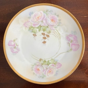Vintage 8 1/4 inch floral Bavaria plate