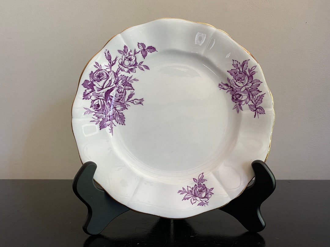 Vintage Adderly Bone China Lawley 8 Inch Salad Plate Made in Etsy