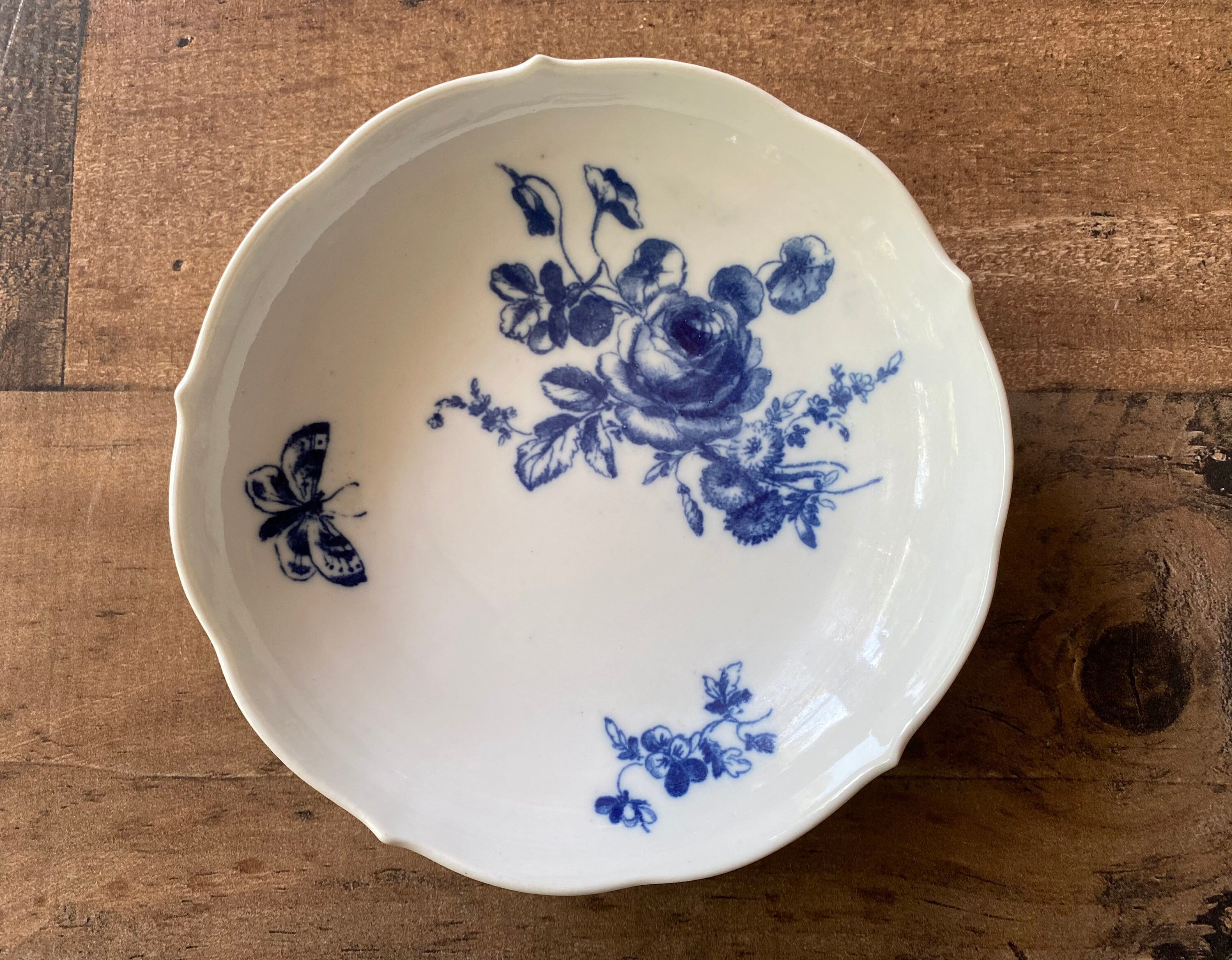 古伊万里　染付　墨弾き　梅花に舞鶴紋の図　膾皿　２客　E520AS-COd 古伊万里色絵草花文入角角なます皿 5客組 | KATAKAGO_TOKYO