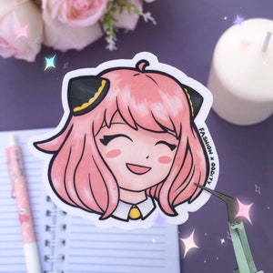 Anya Girl Spion Familie Wasserdichter Aufkleber - kawaii Anime Girl Art