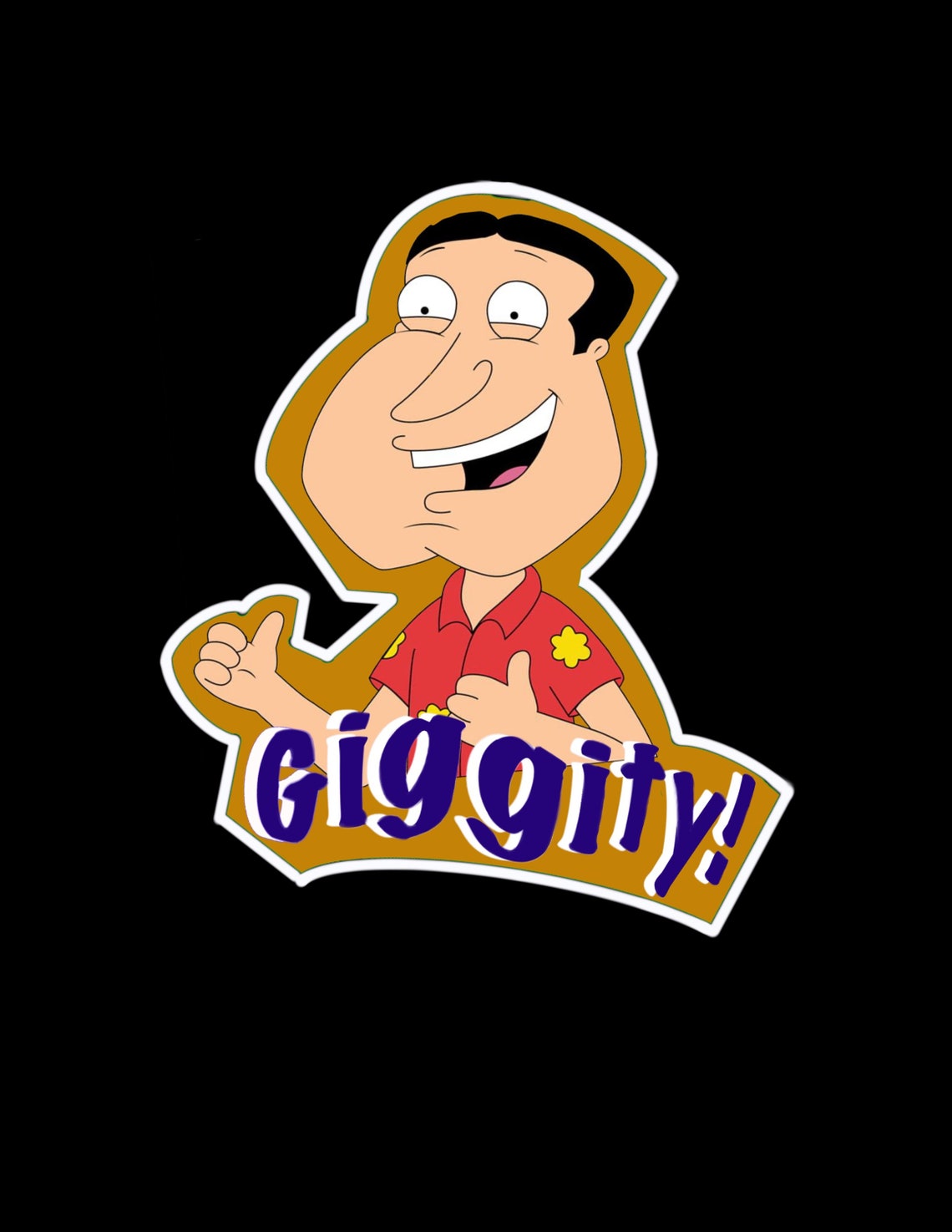 Quagmire Family Guy Sticker | Etsy