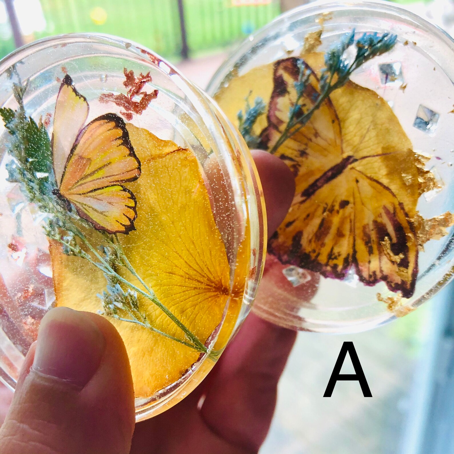 Pretty Grinders butterfly grinder herb grinder resin Etsy