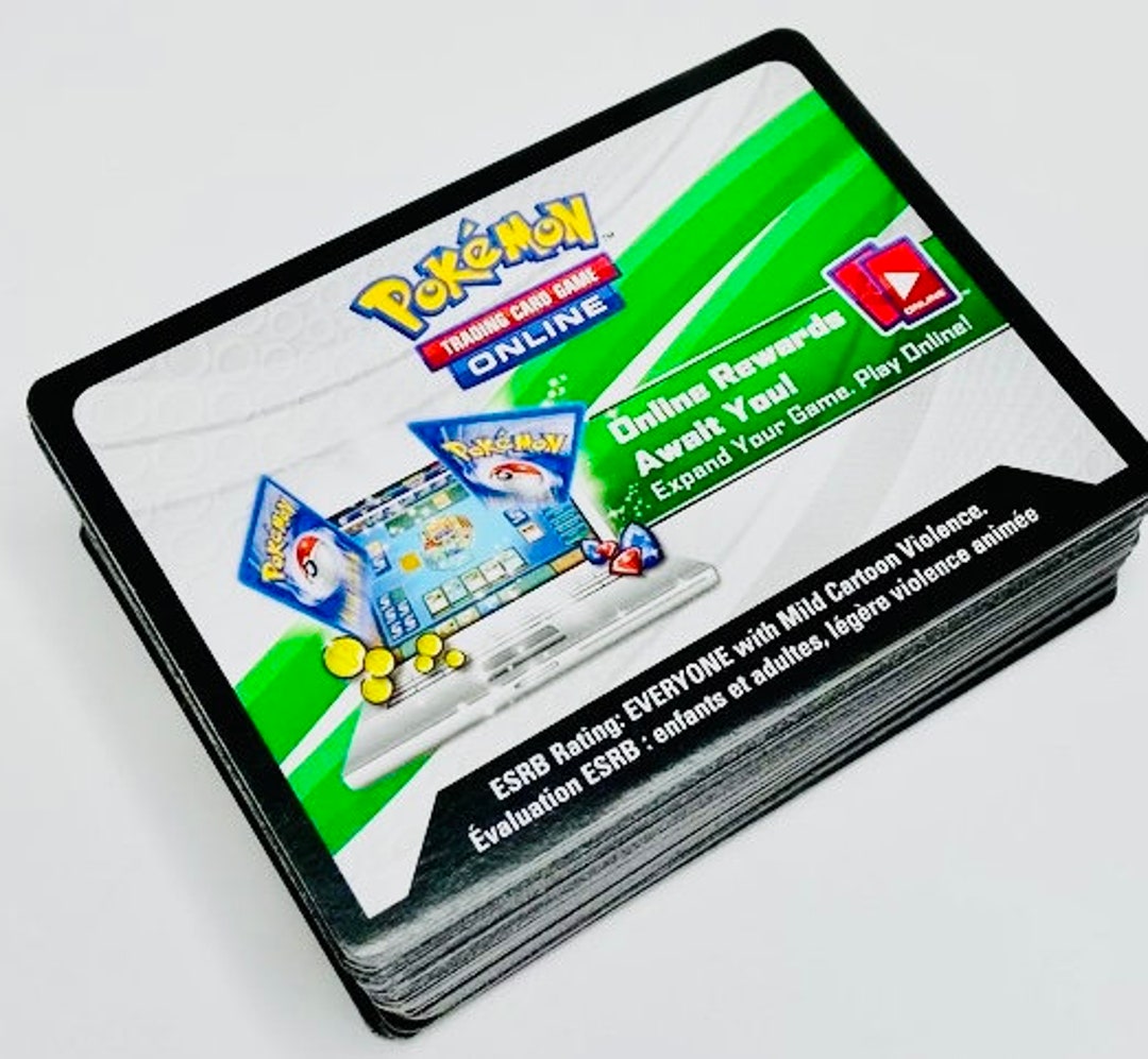 Pokémon TCGO CODE CARDS Mix 50 cards - Etsy Österreich
