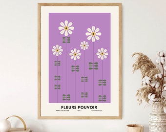 Flower Power Digital download PRINTS - Fleurs Pouvoir #2