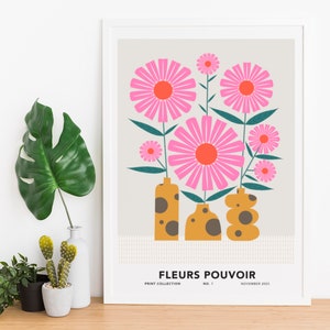 Flower Power Digital download PRINTS - Fleurs Pouvoir #7