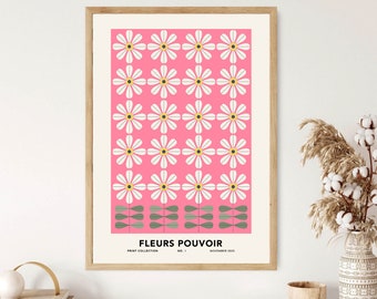 Flower Power Digital download PRINTS - Fleurs Pouvoir # 1