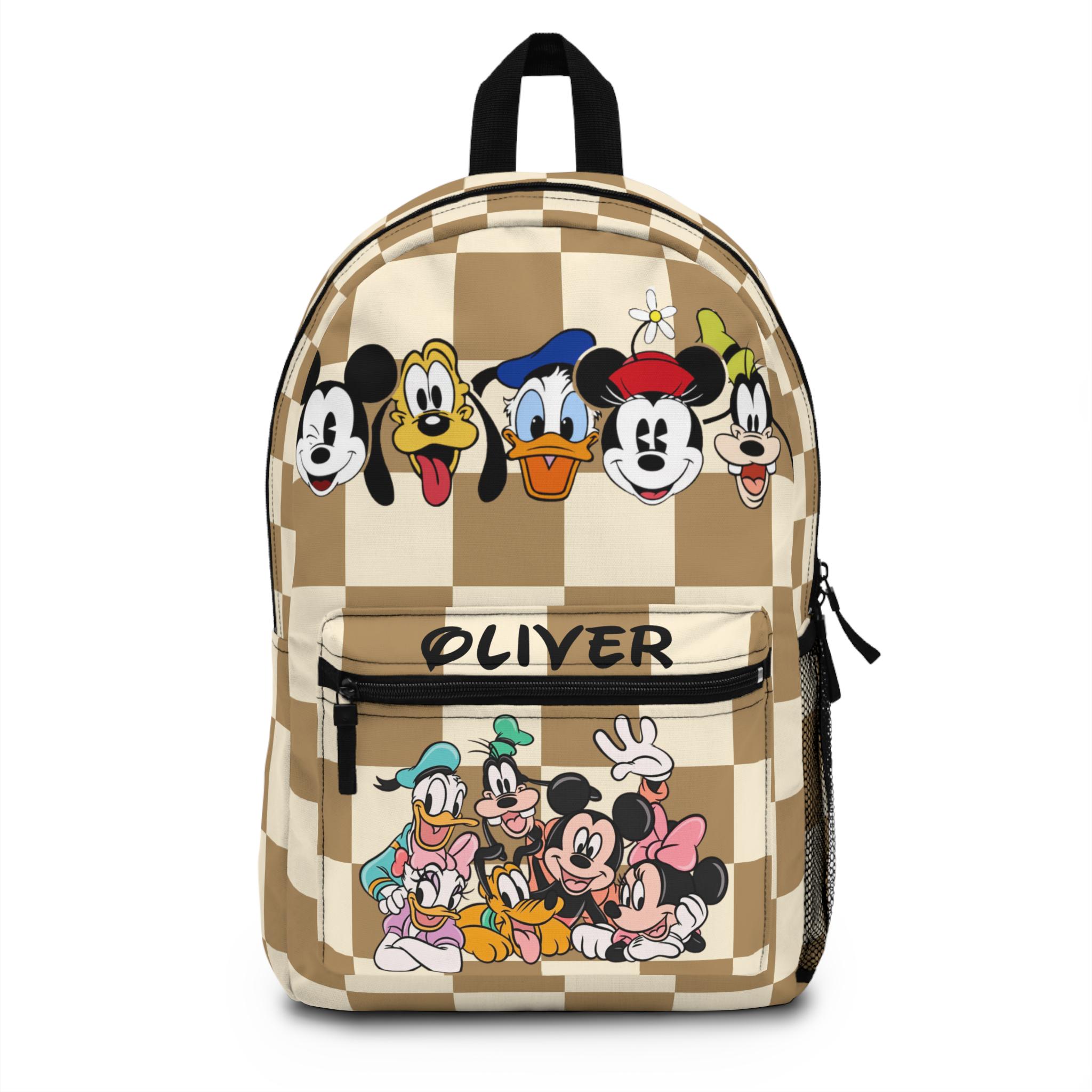 Discover Custom Mickey Mouse Backpack, Mickey Disney Christmas Bag for Kids