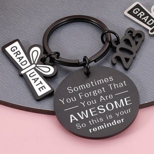 Custom Graduation Gifts, Personalized Keychain for Women, Senior Girls 2023, 2023 Graduation Gifts, Graduation Gifts Personalized