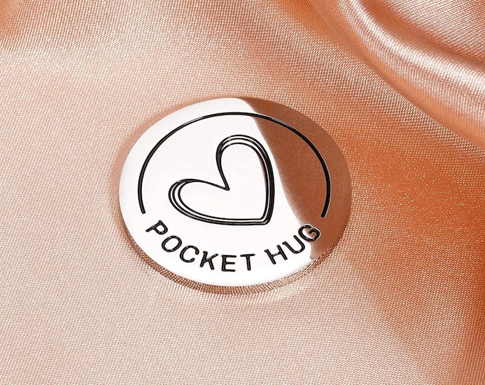 Pocket Hug Personalised Coin / Pocket Token / Mental Gealth Gifts / Custom Pocket Hug / Pocket Token Gift / Pocket Hugs