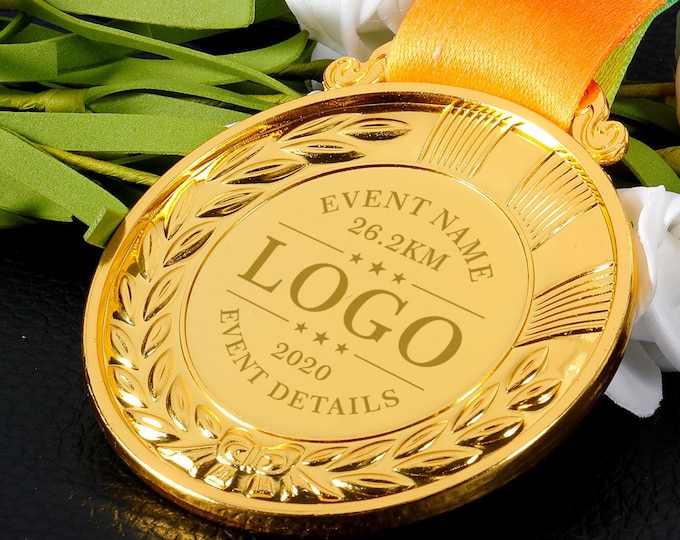Personalized Medal, Sport Custom Medals Race Award Personalized Marathon 10k Run Cycle Football Dance Swim Finisher Custom Sports Medals