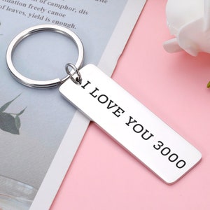 I love you 3000 keychain,love you 3000, Father's Day keychain,Father's Day Gifts,Love you 3000 keyring, Gifr From Son/Daughter, Gift for Him