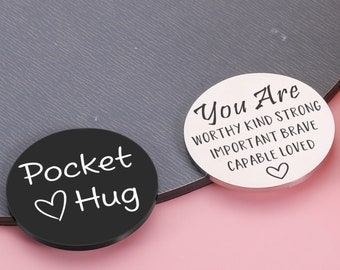 Eine kleine Umarmung fürs Leben – Individuelle Umarmung fürs Leben – Geschenkidee für positive mentale Gesundheit – Personalisierte Umarmung fürs Leben – Du bist Inspiration, Bibelverse