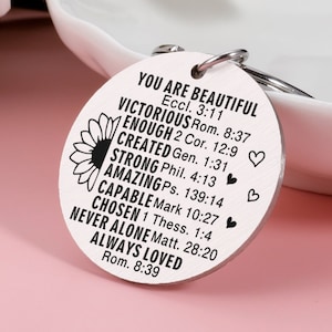 Cadeaux de Noël, Vous êtes une source d'inspiration, Cadeau personnalisé, Cadeaux chrétiens, Cadeaux religieux en vrac, Versets bibliques, Cadeaux inspirants