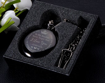 College Graduation Gifts for Son 2023, Bachelor Party Gifts, Custom Engraved Pocket Watch for Graduates, Personalized Gifts