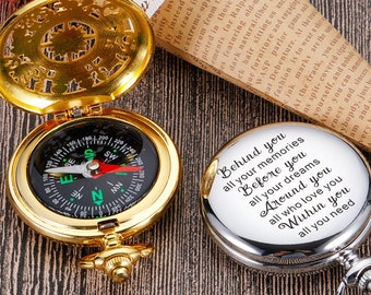 Custom compass, engraved compass, personalized compass, graduation gifts, groomsmen gift, wedding gifts, anniversary gift, christmas gifts