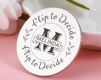 Couples Gift, Flip Decision coin, Anniversary Gift, Valentine’s Gift, Custom Gift For Him, Gift for Her, Flip to Decide,Boyfriend,Girlfriend