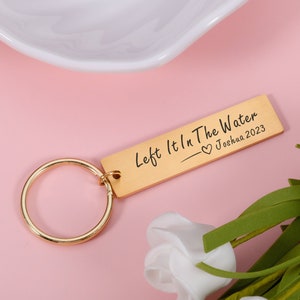 Left It In The Water, Baptism Gifts, Adult Baptism Gift, Men Baptism Keychain, Religious Jewelry, Christian Gifts, Religious Gifts