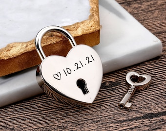 Personalised Love Padlock,Personalized Padlock,Engaged Padlock,Personalised Heart Padlock,Wedding Engagement Anniversary Gift,Couple Gifts