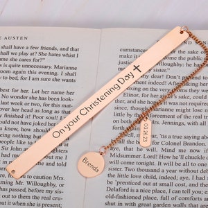 Personalised Christening Gifts, First Communion Gift, Personalized Bookmarks, Baptism Gift, Confirmation gift, Christen Baptized Gifts