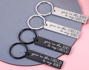 You're the Rory to my Lorelai, You're the Lorelai to my Rory keychain, Mother and Daughter keychain, mother daughter keychains, Mother's Day