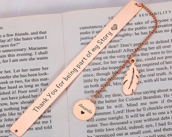 Christmas Gifts | Personalised Bookmark | Retirement Gifts for Women | Gift for Teacher Coworker |Thank you for being part of my Story