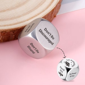 2023 Graduation Gifts, 2023 Graduation, Engraved Dice, Class of 2023 Gifts, Personalized Graduation Gifts, Proud Of You Gift, Pocket Gift