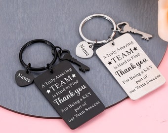 Team keychains, Unique employee gifts, Staff gift, Employee bulk gifts,  Bulk Team Gifts, Employee Appreciation Gifts, Thank you Gift