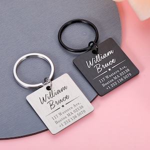 Personalized Keychain, Custom Luggage Tag, Graduation Gifts, Bag Tag, Name Tag, Personalized Gifts, Travel gifts, Travel Accessories Gifts