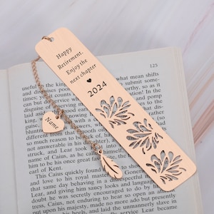 Retirement Gifts For Women, Retirement Bookmark, Fifts for Women Coworker, Enjoy the Next Chapter Bookmark 2024, Team Christmas Gifts